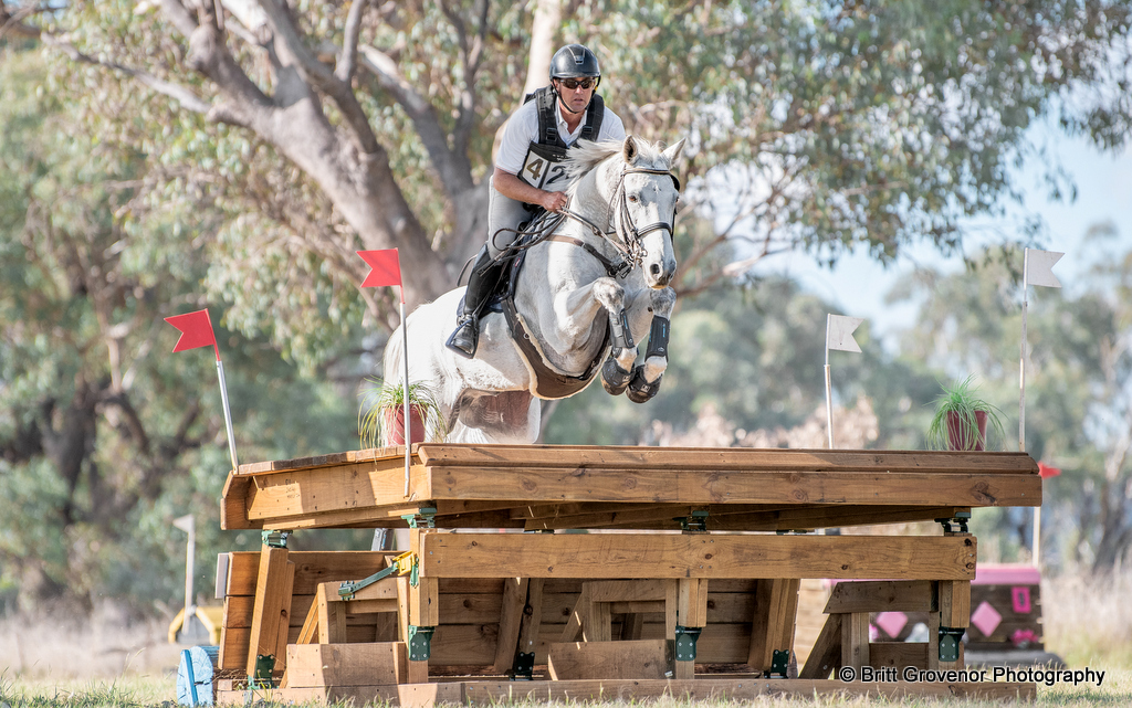 Andrew Barnett rides Oscar Park Deluge in the CCN4*-S eventing at Quirindi CCN Horse Trials 2025 | An Eventful Life
