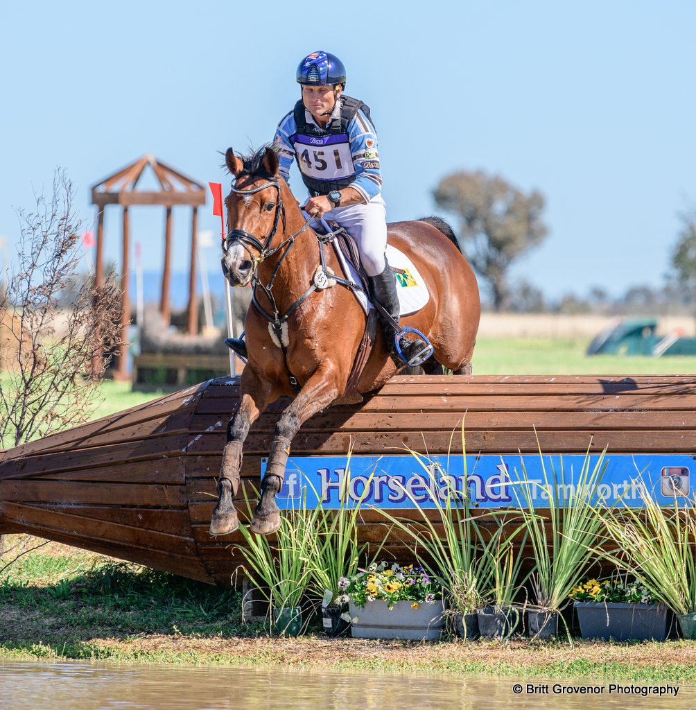 Shane Rose rides Limitless Lodge Zsa Zsa on cross country at Tamworth International Eventing September 2025 | An Eventful Life