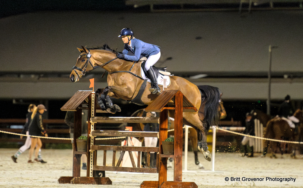 Shenae Lowings rides Bold Venture during the showjumping for the CCI4*-S eventing at Tamworth International Eventing CCN/CCI September | An Eventful Life