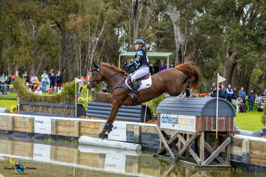 Emily Gray rides Legal Chase on cross country to win the CCI4*-S eventing at Wooroloo International 3 Day Event 2025 in Western Australia | An Eventful Life