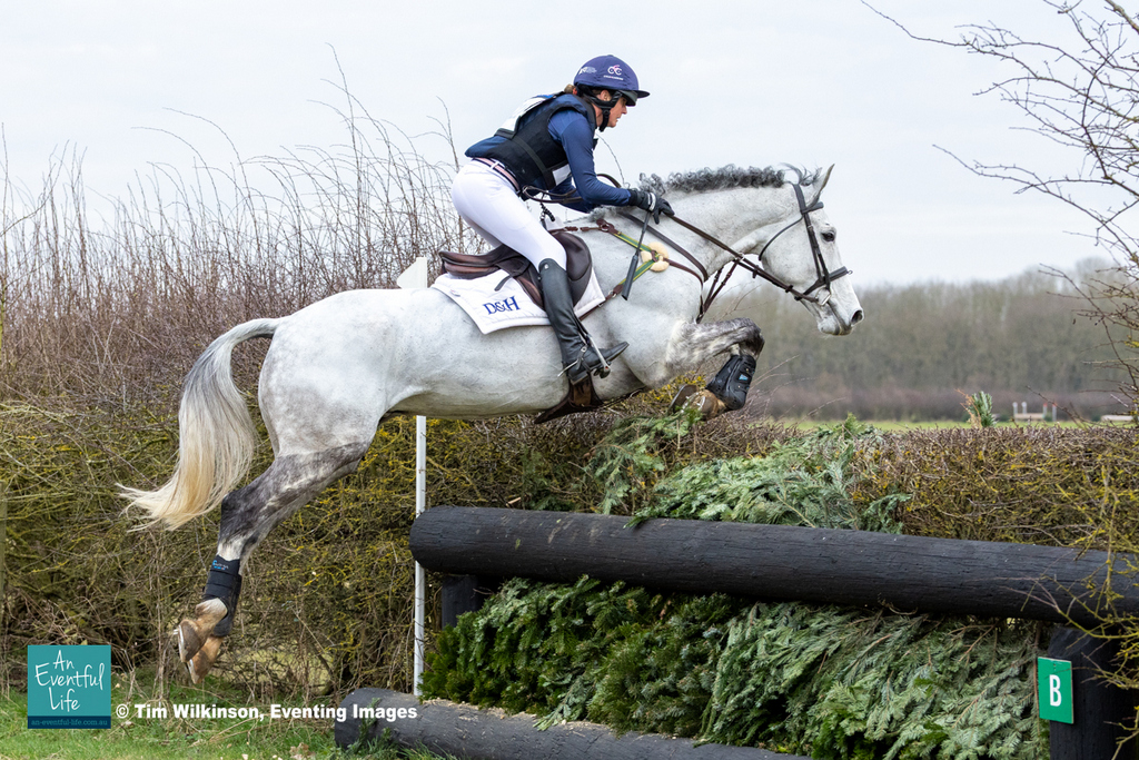 Piggy March rides Cooley Goodwood on cross country to win the Open Intermediate eventing at Oasby (1) Horse Trials 7th March 2025 | An Eventful Life