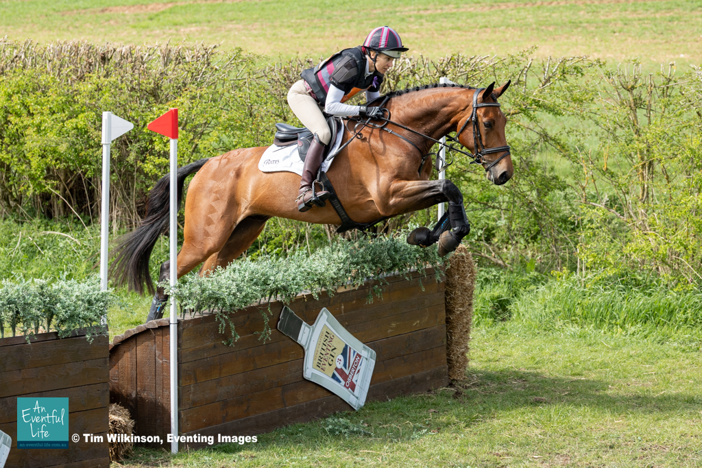 Sarah Bullimore rides Jersey Fuschias on cross country to win the BE90 Open eventing at Oasby (2) Horse Trials 2025 | An Eventful Life