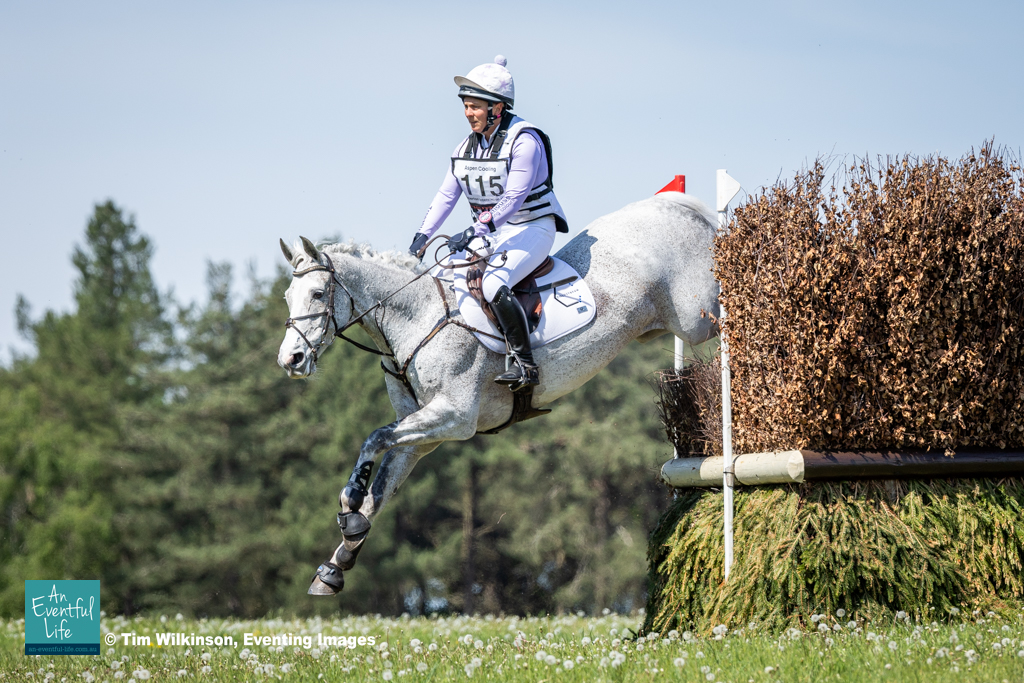Gemma Stevens rides Flash Cooley on cross country in the Advanced Intermediate eventing on Friday at Osberton (1) International Horse Trials 2025 | An Eventful Life