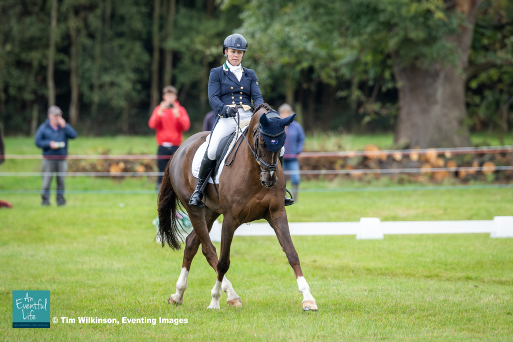 Sammi Birch rides Parkfield Pumpkin during dressage in the CCI3*-L eventing on Friday at Osberton (2) International Horse Trials 2025 | XC Videos by An Eventful Life