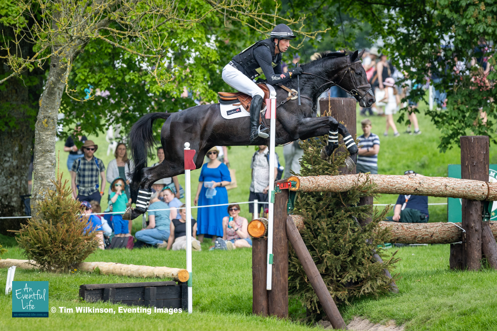 Tim Price rides Vitali on cross country for the CCI5* eventing at Badminton Horse Trials 2024 | An Eventful Life