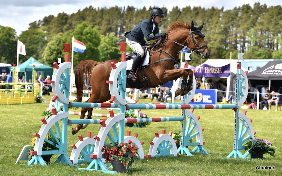 Japan’s Yuya Segawa rides Vegas De L’Elfe JRA during showjumping in the CCI2*-S eventing at Belsay International (2) Horse Trials 2025 | An Eventful Life
