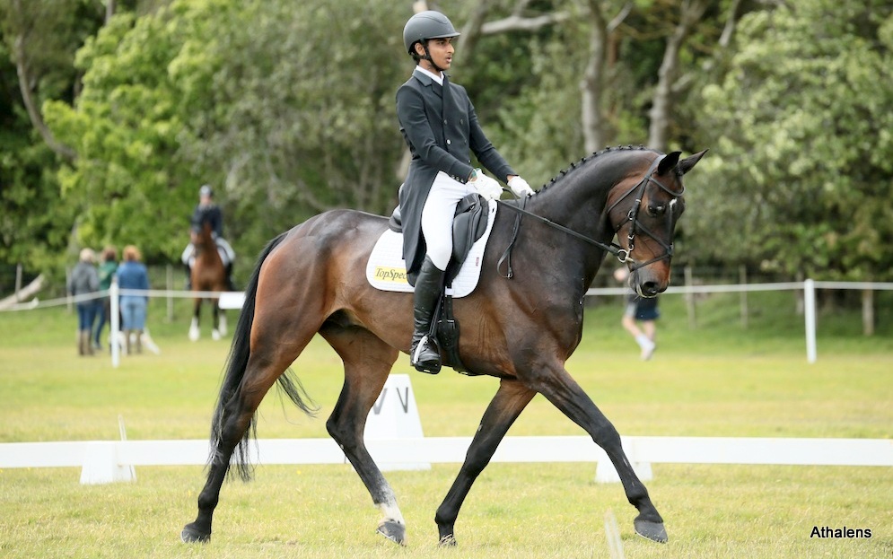 Shashank Kanamuri rides Wellfields Casino Royale during dressage in the CCI2*-S eventing at Belsay International (2) Horse Trials 2025 | An Eventful Life