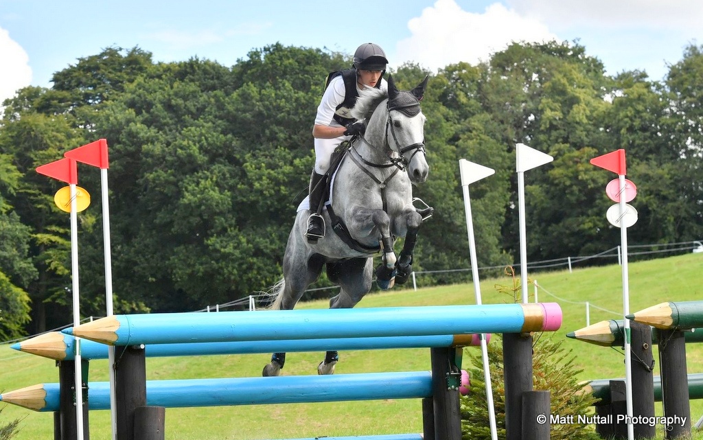 Musa Hussain rides Liquid Luck on cross country at Bishop Burton Youth Championships 2024 | An Eventful Life