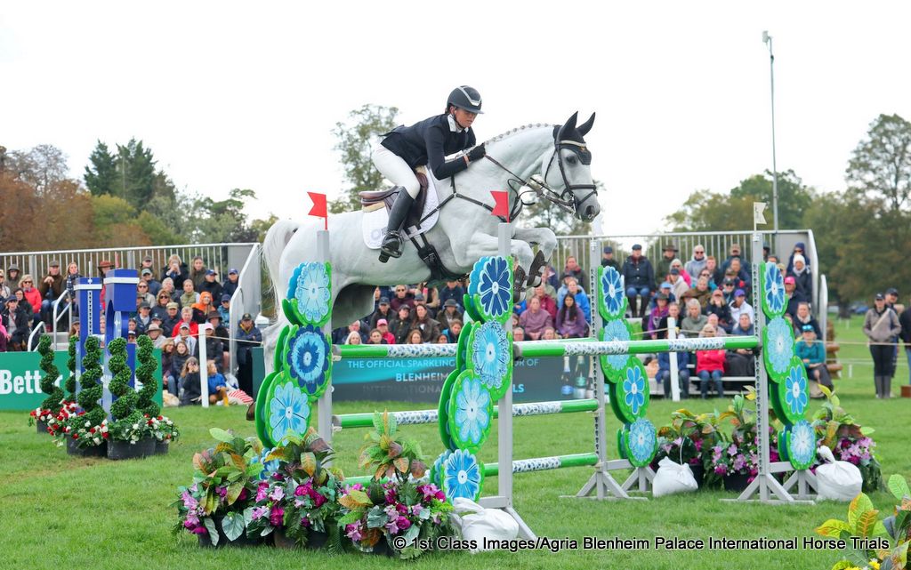 Samantha Lissington rides Quantas R during showjumping for the 8/9 Year Old Eventing Horse class at Agria Blenheim Palace International Horse Trials 2025 | An Eventful Life