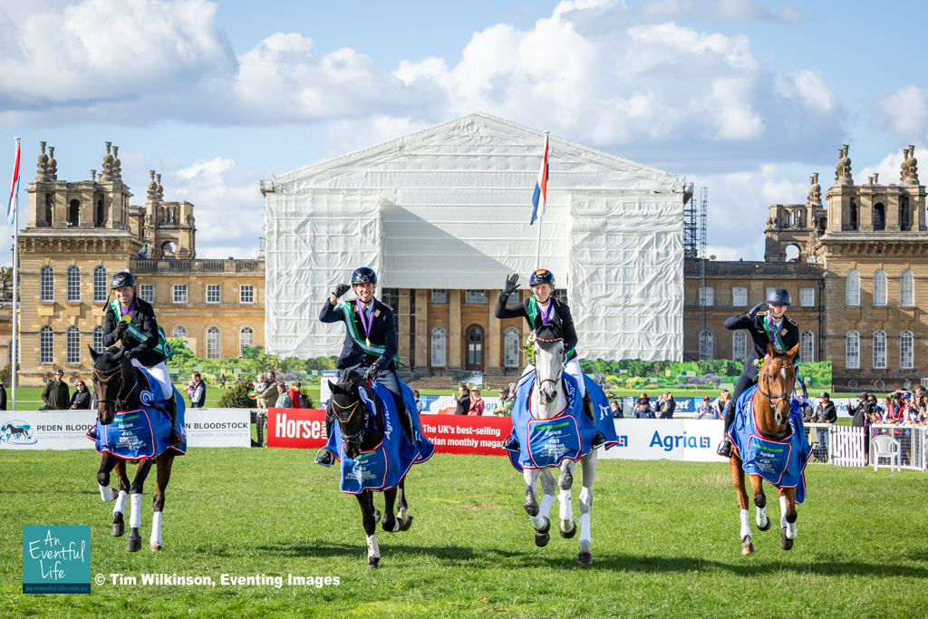 The German team of Michael Jung, Malin Hansen-Hotopp, Jerome Robine and Libussa Lubekke take team gold at 2025 FEI Eventing European Championships, Blenheim Palace | An Eventful Life
