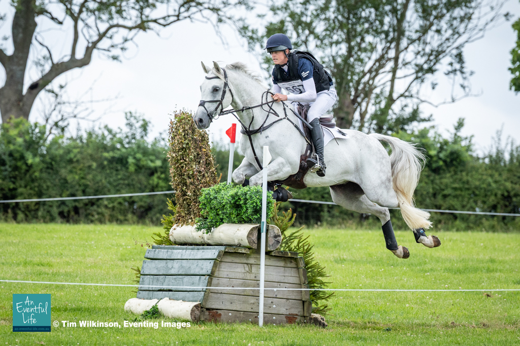 Jago Jackson rides Barrington Highlight K during the cross country of the CCI2* eventing at Burgham International Horse Trials 2025 | An Eventful Life