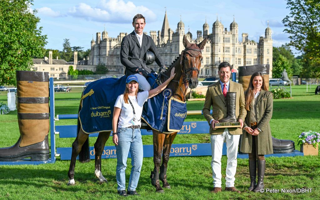 Max Warburton rides Patron of Keros to win the 2025 Dubarry Burghley Young Event Horse 4-Year-Old Championship at Defender Burghley Horse Trials | An Eventful Life