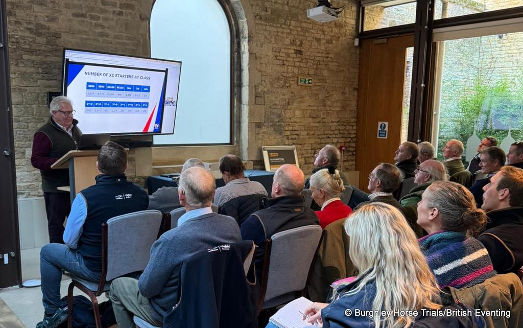 Burghley Horse Trials hosted a very successful training day for more than 30 British Eventing cross-country course-designers, technical delegates and technical advisors on Wednesday, 10 December | An Eventful Life