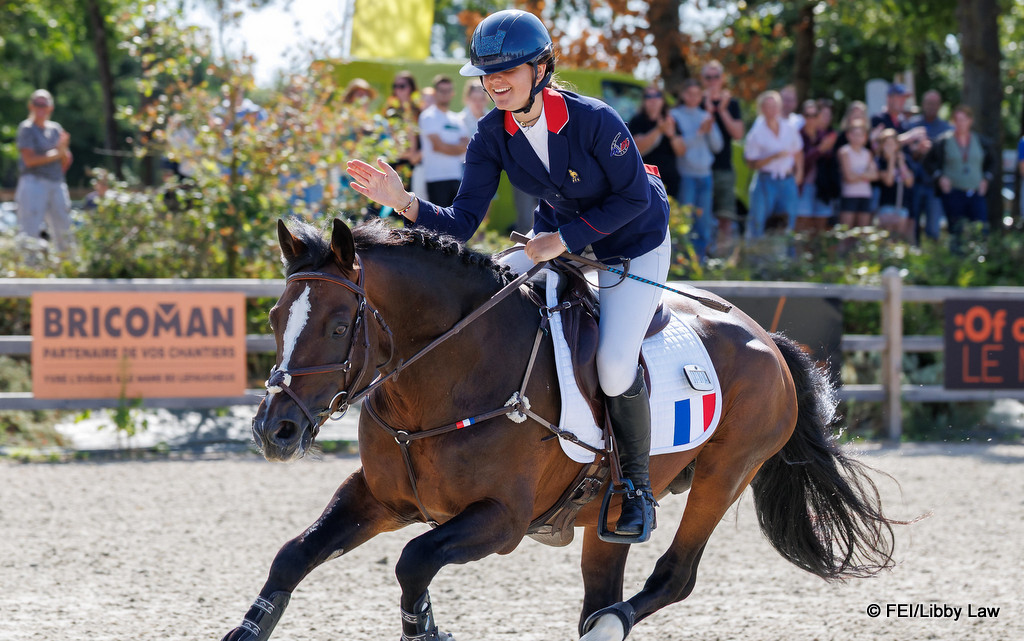 Ella Rinaldi and Boston Du Verdon at the FEI European Eventing Championships for Ponies 2025 in Le Mans (FRA) | An Eventful Life