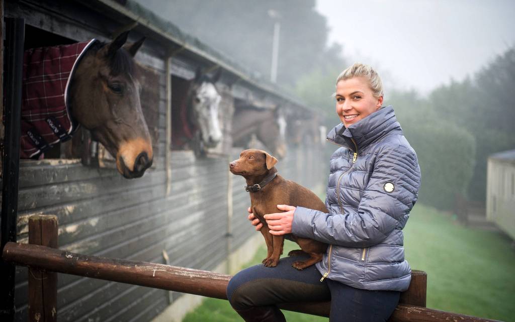 Georgie Campbell and her dog Twig, the inspiration for the Georgie Campbell Foundation range of jewellery | An Eventful Life