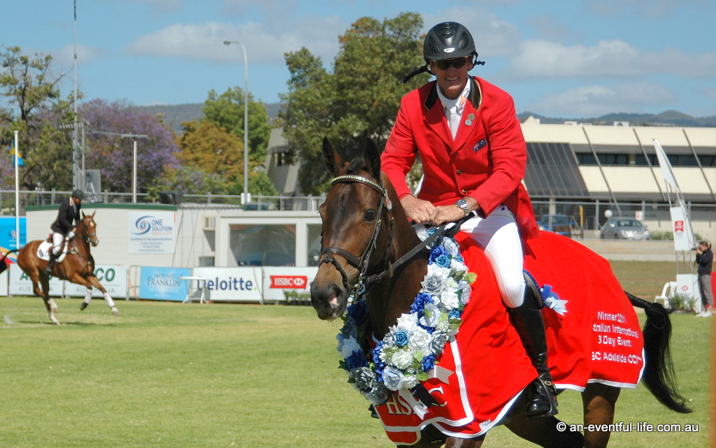 Stuart Tinney rides Panamera to win the CCI4* (now 5*) eventing at 2011 Australian International 3 Day Event in Adelaide | An Eventful Life