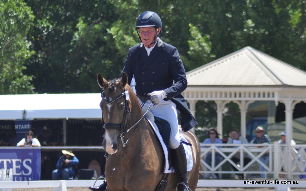 Heath Ryan rides Bronze Boy R during dressage for the CCI4*-L at Sydney International 3 Day Event 2024 | An Eventful Life