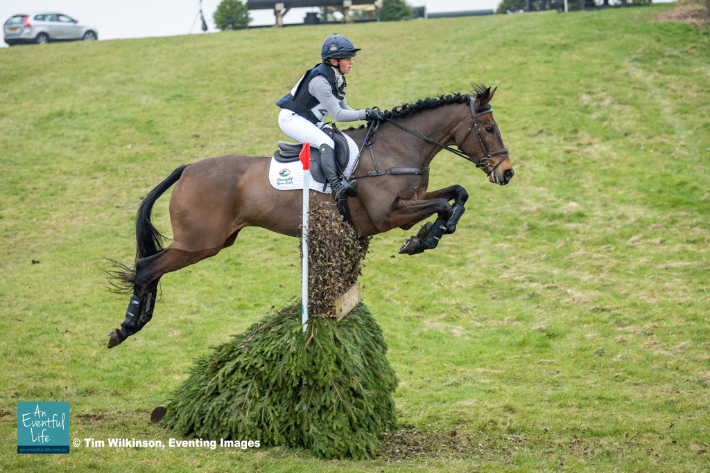 Ros Canter rides Lordships Graffalo on cross country at Oasby (1) Horse Trials 2024 | An Eventful Life