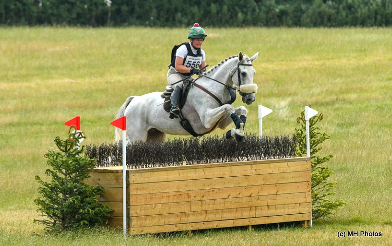 Charlie Perrott rides Clopook Jupiter on cross country to win the Novice eventing at Kingston Maurward College Horse Trials on 29th June 2025 | An Eventful Life