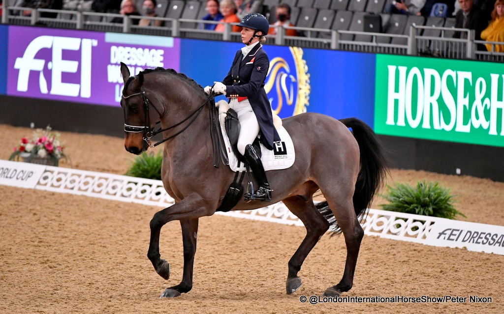 Louise Bell competing at London International Horse Show | An Eventful Life