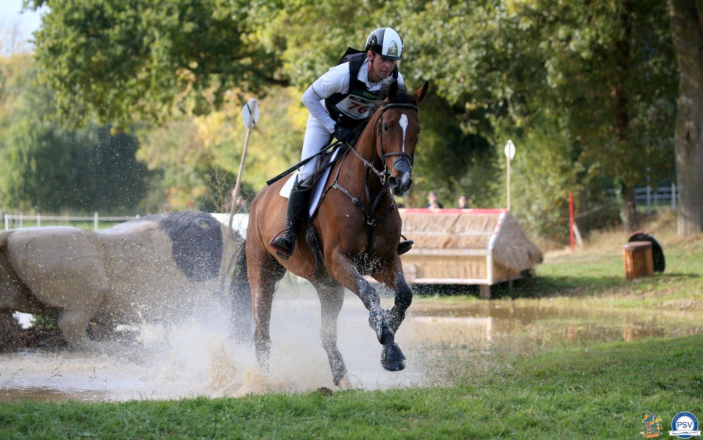 Kevin McNab riding Newmarket Amy on the 7-Year-Old cross country at 2025 FEI WBFSH Eventing World Young Horse Championships at Le Mondial Du Lion | An Eventful Life