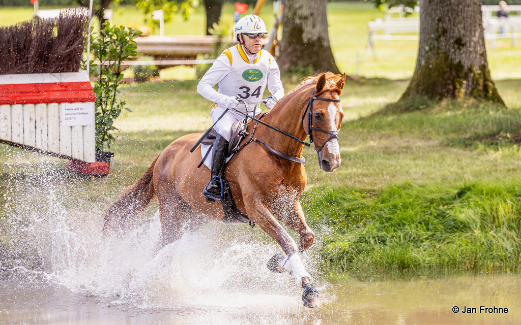 Andrew Hoy rides Vassily de Lassos on cross country at Luhmuhlen Horse Trials August 2025 | An Eventful Life