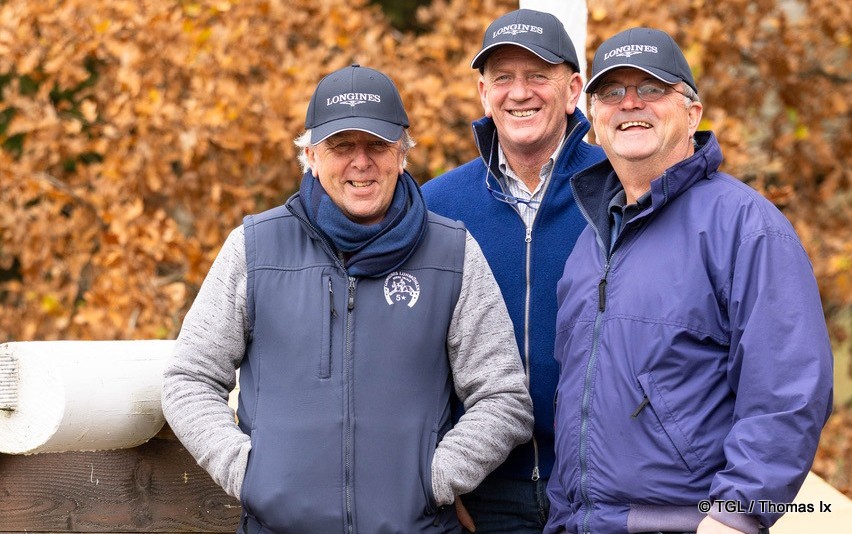 Mike Etherington-Smith, David Evans and Christian Zehe at Luhmuhlen Horse Trials | An Eventful Life