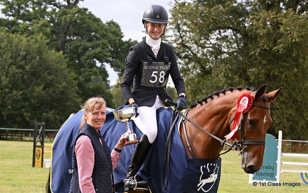 Hannah Stephens riding Arkans High Flyer became the BE100 Scottish Grassroots Eventing champions at Scone Palace Horse Trials | XC Video | An Eventful Life