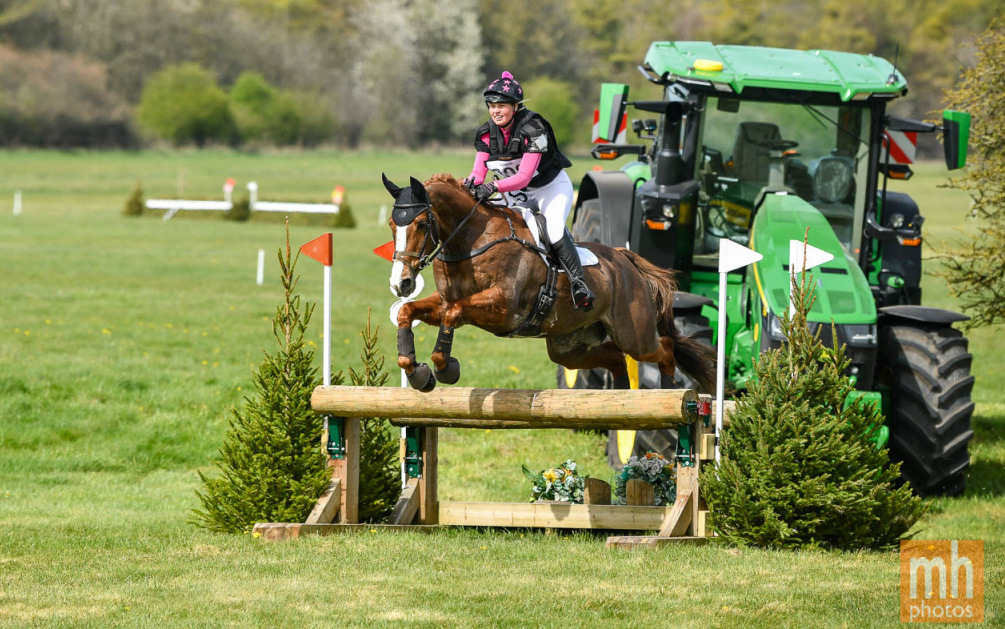 Samantha Brown rides Spirit LSS on cross country at Larkhill Horse Trials 2026 | An Eventful Life