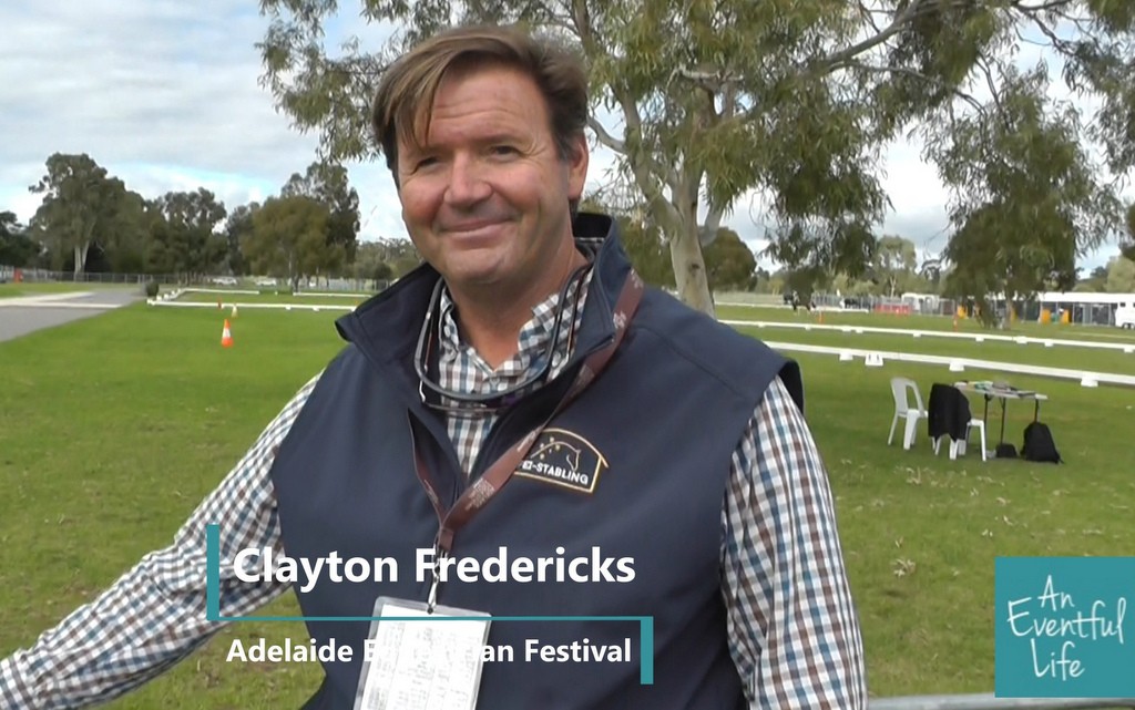 Clayton Fredericks, CCI4*-S and assistant CCI5* eventing cross country course designer at the 2026 Adelaide Equestrian Festival | An Eventful Life