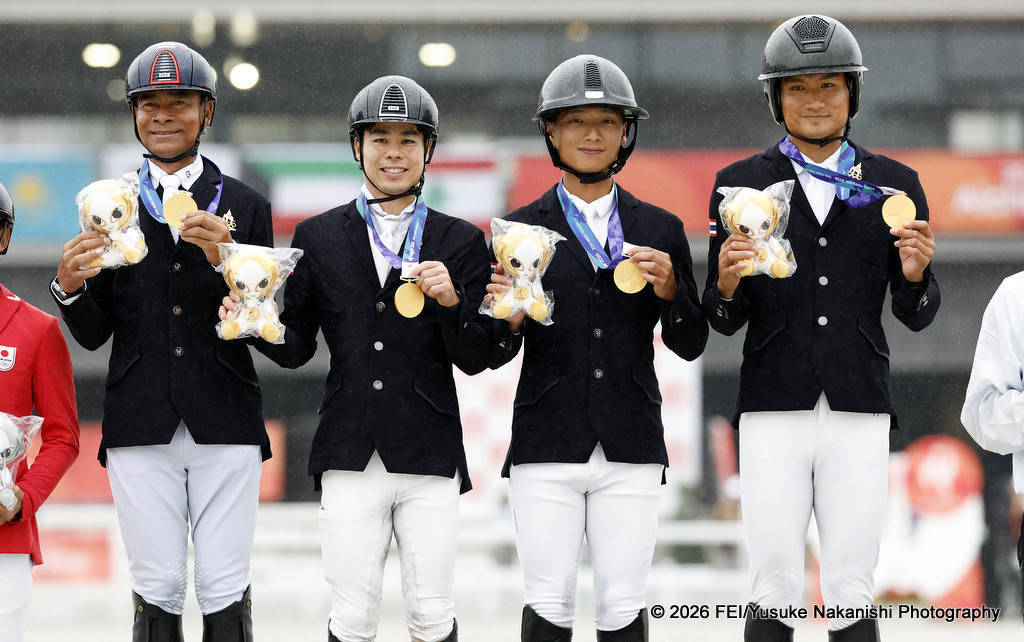 Thailand wins team gold for the Eventing at 20th Asian Games Aichi-Nagoya 2026 (21-23 September) | An Eventful Life