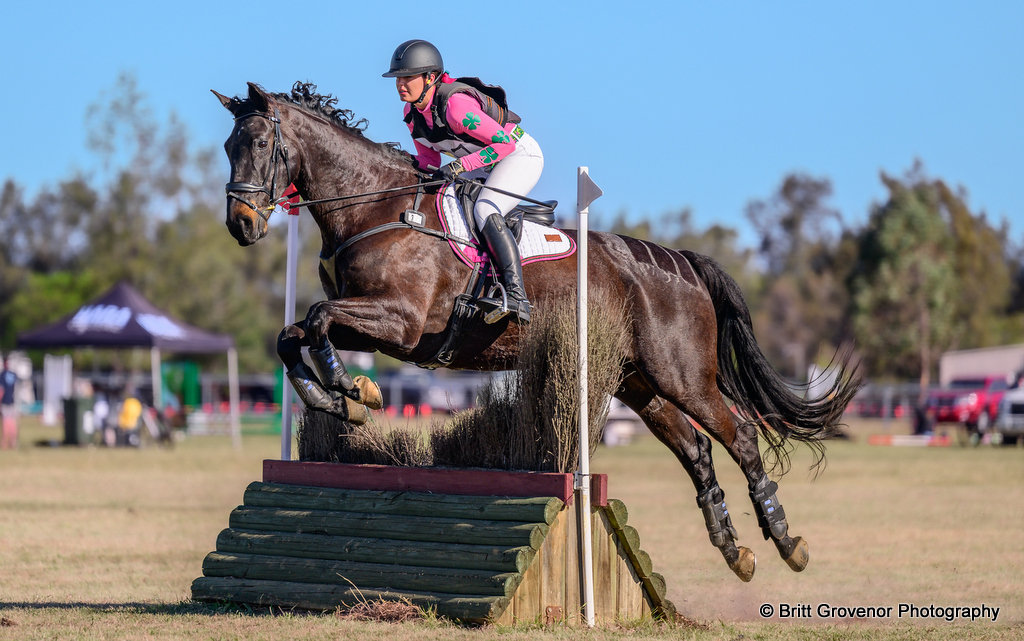Brianna Harris rides Flynn Rooney during cross country for the EvA80 eventing at Equestriad Eventing CCI 2026 at Camden Bicentennial Park, 19th & 20th September 2026 | An Eventful Life