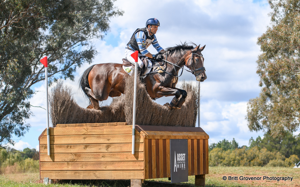 Shane Rose rides Holy Moses on cross country for the CCI4*-S eventing at Canberra NCHTA Horse Trials (20 – 22 March 2026) | An Eventful Life