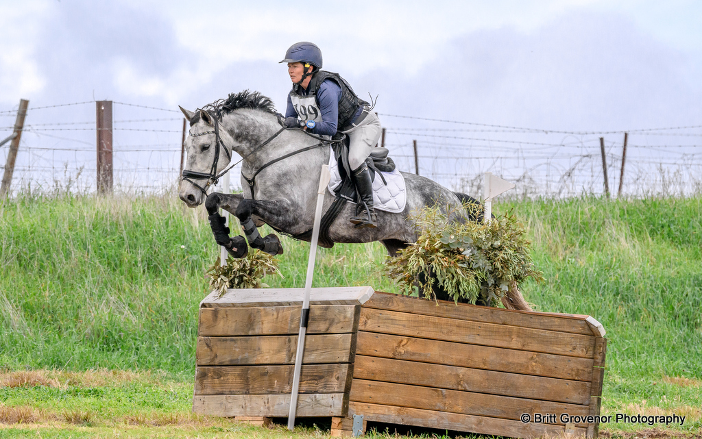 Natalie Blundell rides Chilli Mist on cross country in the EvA95 eventing class at Harden Murrumburrah Horse Trials, May 2026 | An Eventful Life