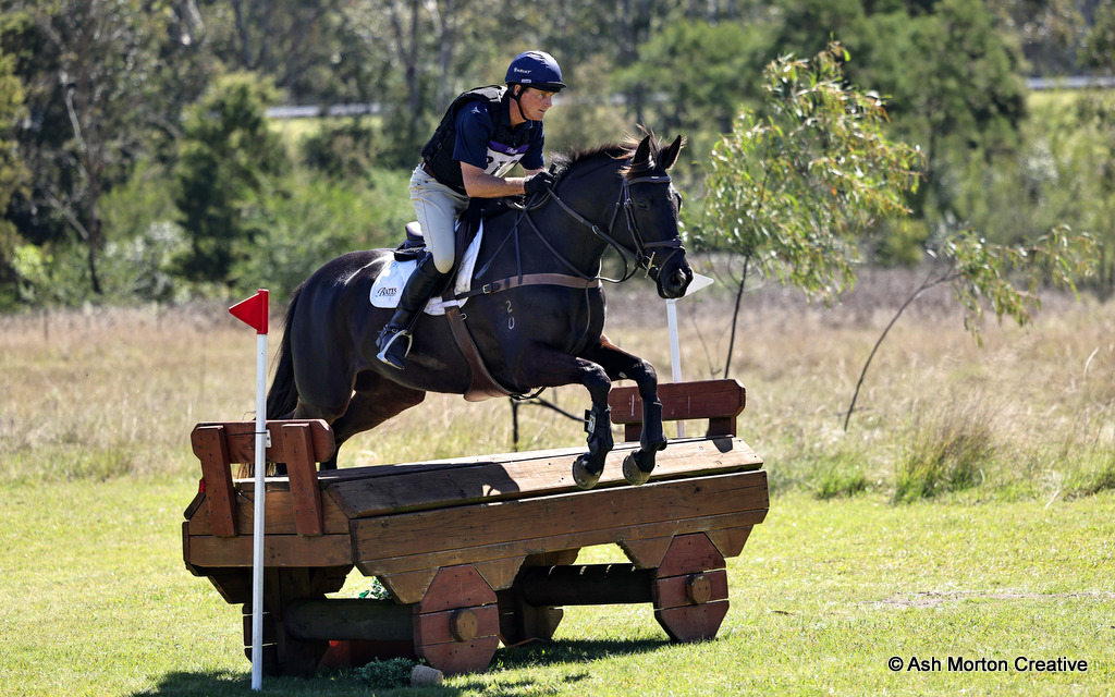 Blair Richardson rides VH Victor during cross country for the CCN1* eventing at Sydney Eventing Spring Classic 2026 at SIEC, 6th September 2026 | An Eventful Life