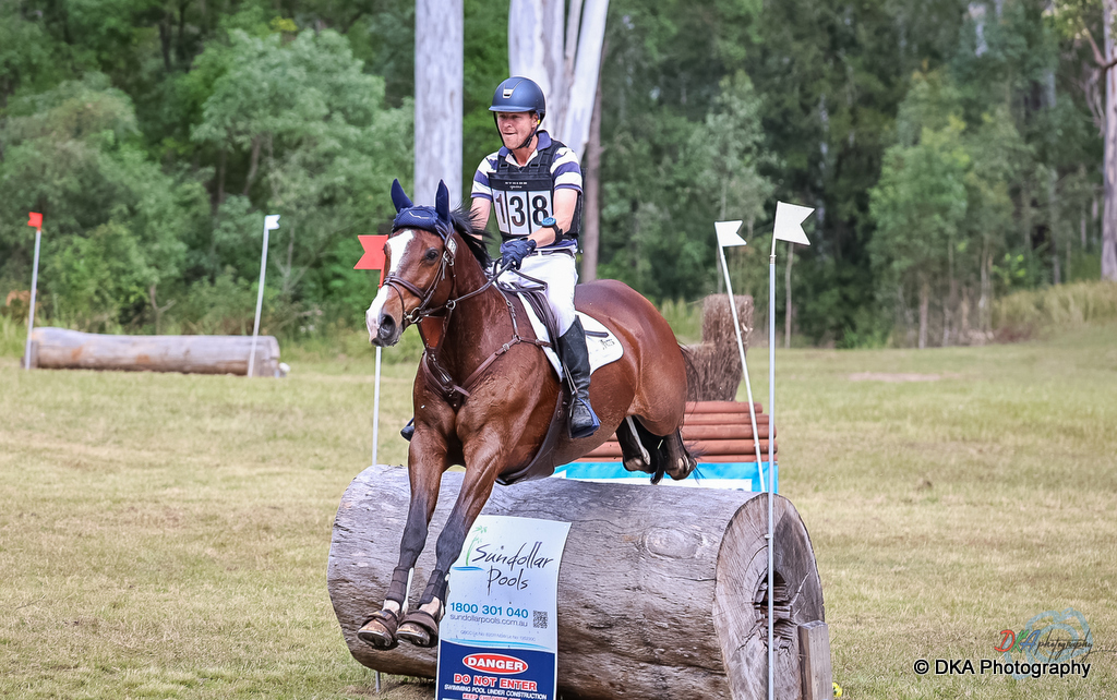 Andrew Cooper rides Makers Mark on cross country for the CCN2*-S eventing at the Queensland International 3 Day Event 2026 (30 July-2nd August) | An Eventful Life