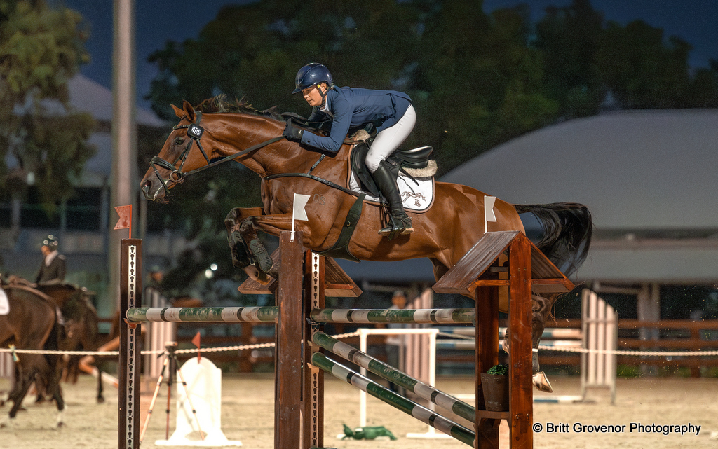 Shenae Lowings riding Bold Venture leads the CCI4* eventing at Tamworth International after dressage & showjumping at AELEC on 28th March 2026 | An Eventful Life