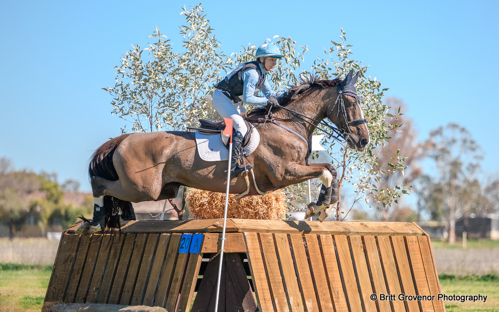 Emma Mason rides KPH Kingfisher during cross country for the CCN4*-S eventing at Tamworth Eventing CCN Horse Trials (25th & 26th July 2026) at AELEC | An Eventful Life