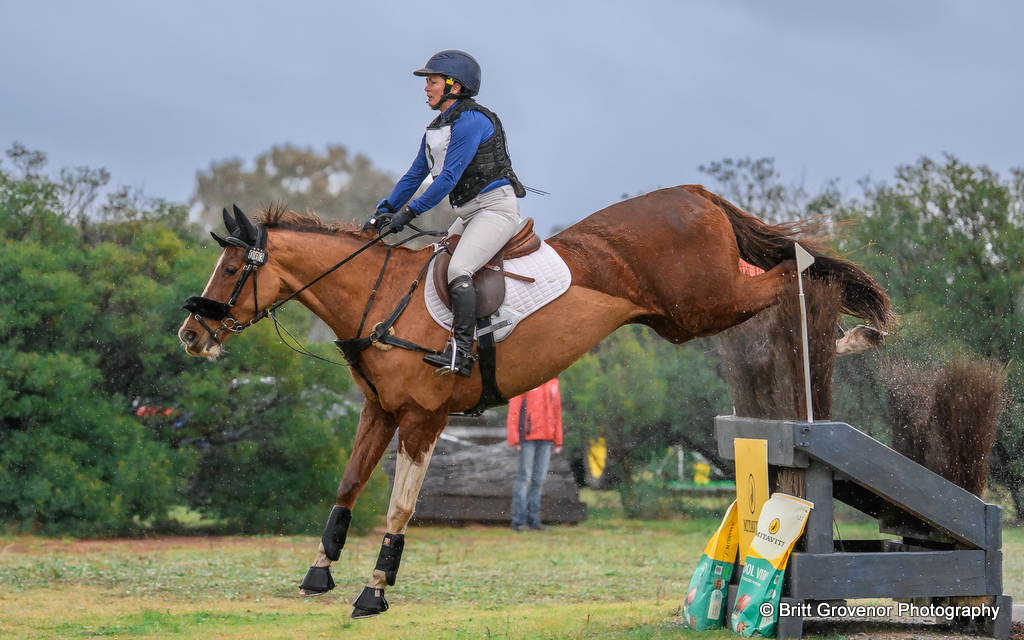 Nat Blundell rides JJ Flash on cross country for the CCN2* eventing class at Wagga at Narrandera CCN Horse Trials (8-9 August 2026) | An Eventful Life