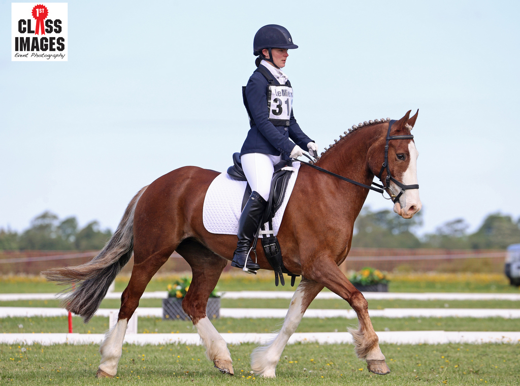 Lucy Jowett rides Lilly during dressage for the British Eventing BE90 Grassroots Championships at Badminton Horse Trials 2026 | An Eventful Life