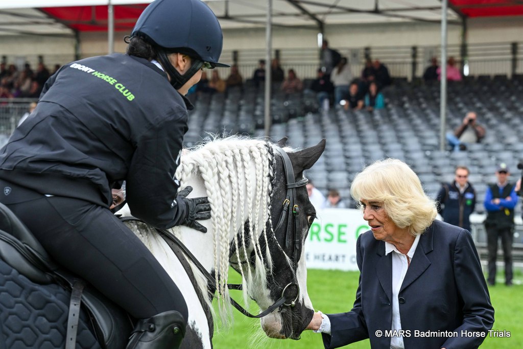 HM The Queen visited the MARS Badminton Horse Trials in Gloucestershire on Friday in her role as Patron of the Ebony Horse Club | An Eventful Life