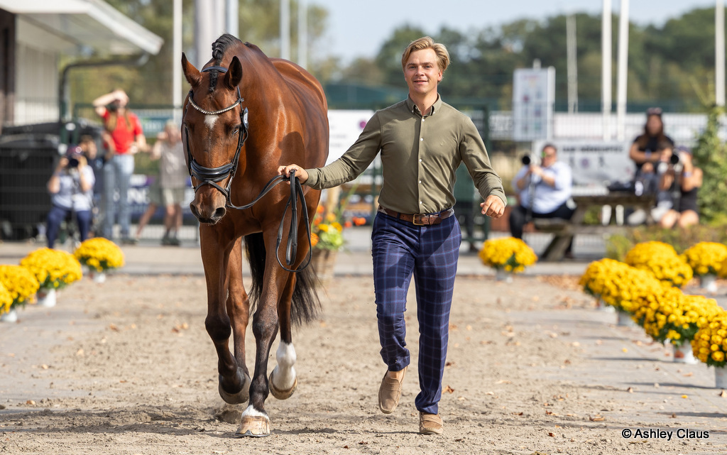 Jordy Wilken presents Champ van’t Vhij for the CCIO4*-L FEI Eventing Nations Cup final at Military Boekelo-Enschede 2025 (NED), 1-4 October 2026 | An Eventful Life