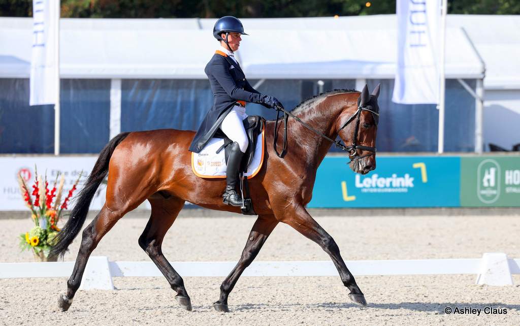 Merel Blom-Hulsman rides Diego TH during the dressage for CCIO4*-L FEI Eventing Nations Cup at Military Boekelo-Enschede (NED), 1-4 October 2026 | An Eventful Life
