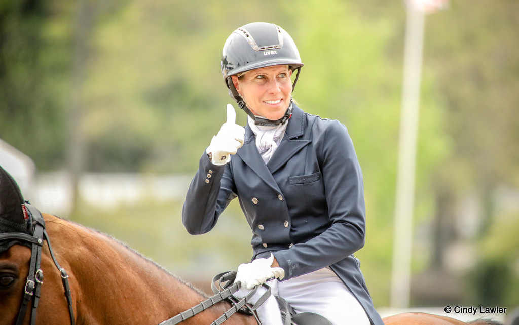 Liz Halliday rides Deniro Z during dressage for the CCI5* eventing at the 2023 Kentucky Three Day Event | An Eventful Life