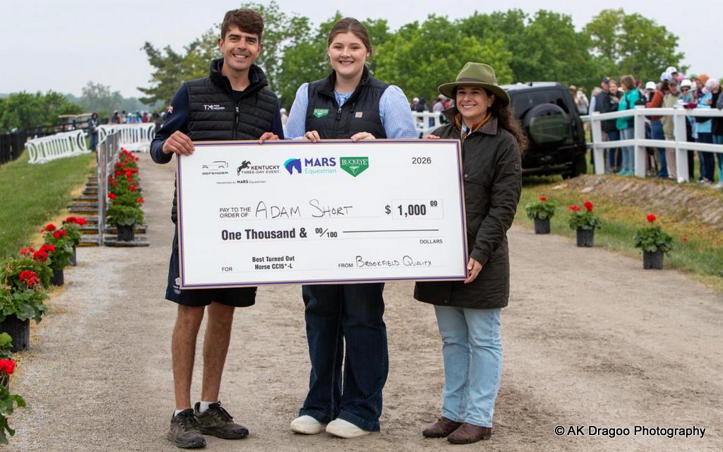 Adam Short wins Best Groom for CCI5*-S eventing at Kentucky Three Day Event 2026 | An Eventful Life