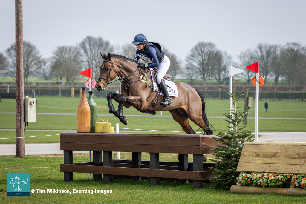 Piggy March rides Quantum Leap on cross country at Lincolnshire Horse Trials, Friday 20th March to win the BE100 eventing class | An Eventful Life