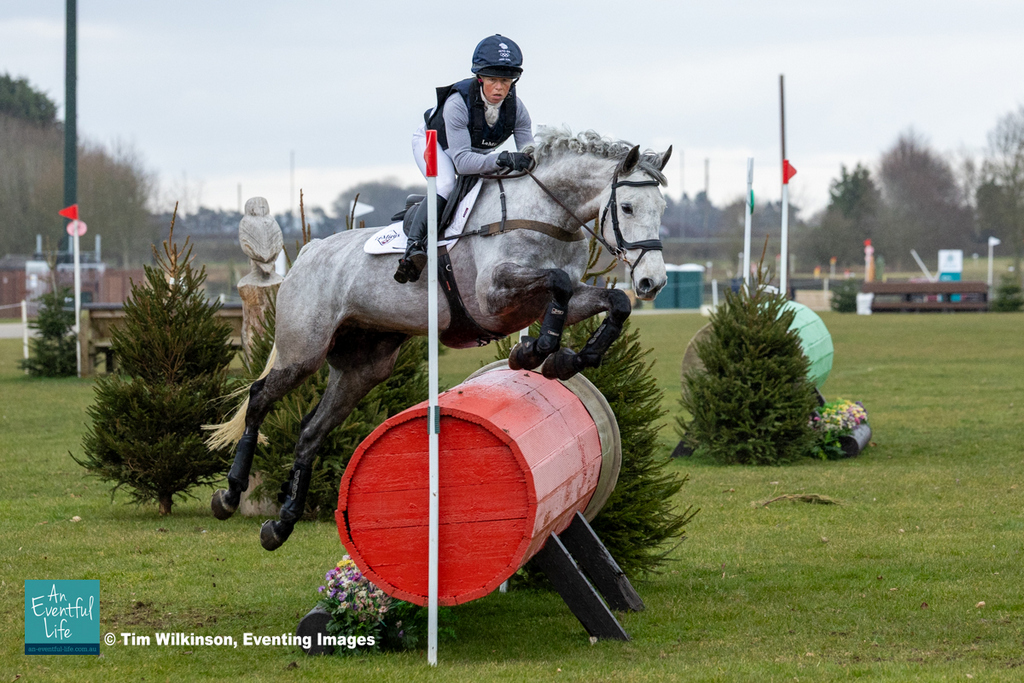 Rosalind Canter rides Armscote Explorer on cross country in the Intermediate eventing at Lincolnshire Horse Trials 2025 | An Eventful Life