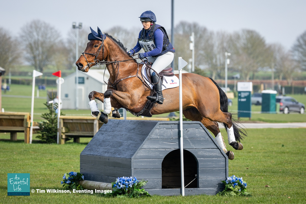 Sara Bowe rides Rinwood MJ on cross country at Lincolnshire Horse Trials, Friday 20th March to win the Advanced Intermediate eventing class | An Eventful Life