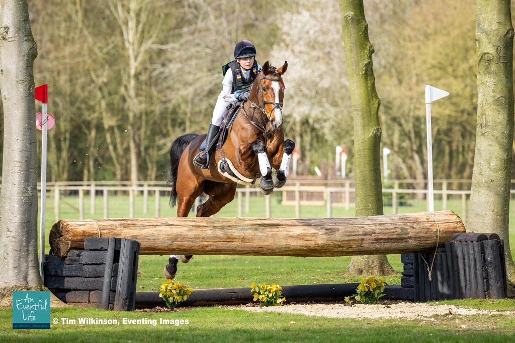 Sophia Elliott rides Coirban Miss Sarco on cross country at Lincolnshire Horse Trials, Saturday 21st March to win the BE100 Open U18 eventing class | An Eventful Life
