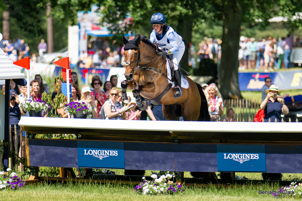 Ros Canter rides Izilot DHI during cross country for the CCI5* eventing at 2025 Longines Luhmühlen Horse Trials | An Eventful Life
